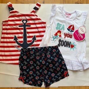 NWT. Nannette Kids 4T Three-Piece Girl Set.